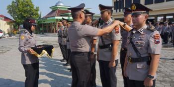 4 Jabatan utama di lingkungan Polres Grobogan diserahterimakan