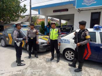 Jaga Kondusifitas Grobogan,Polres Grobogan Gelar Patroli Skala Besar